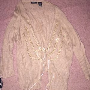 Mix It size 2X cream pull over sweater!